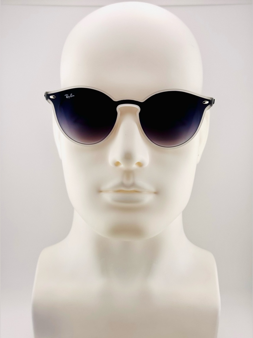 Ray-Ban Blaze Sunglasses RB4380N Matte transparent Frame Gray Gradient Lenses